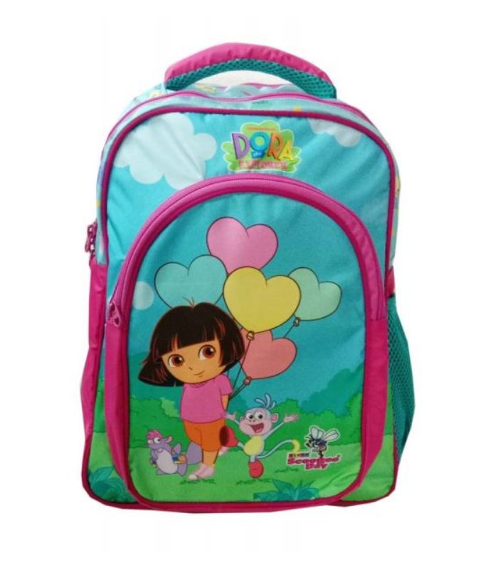Dora The Explorer Girls Pink/Black Backpack School Bag BP-5220 : Amazon.in:  Fashion